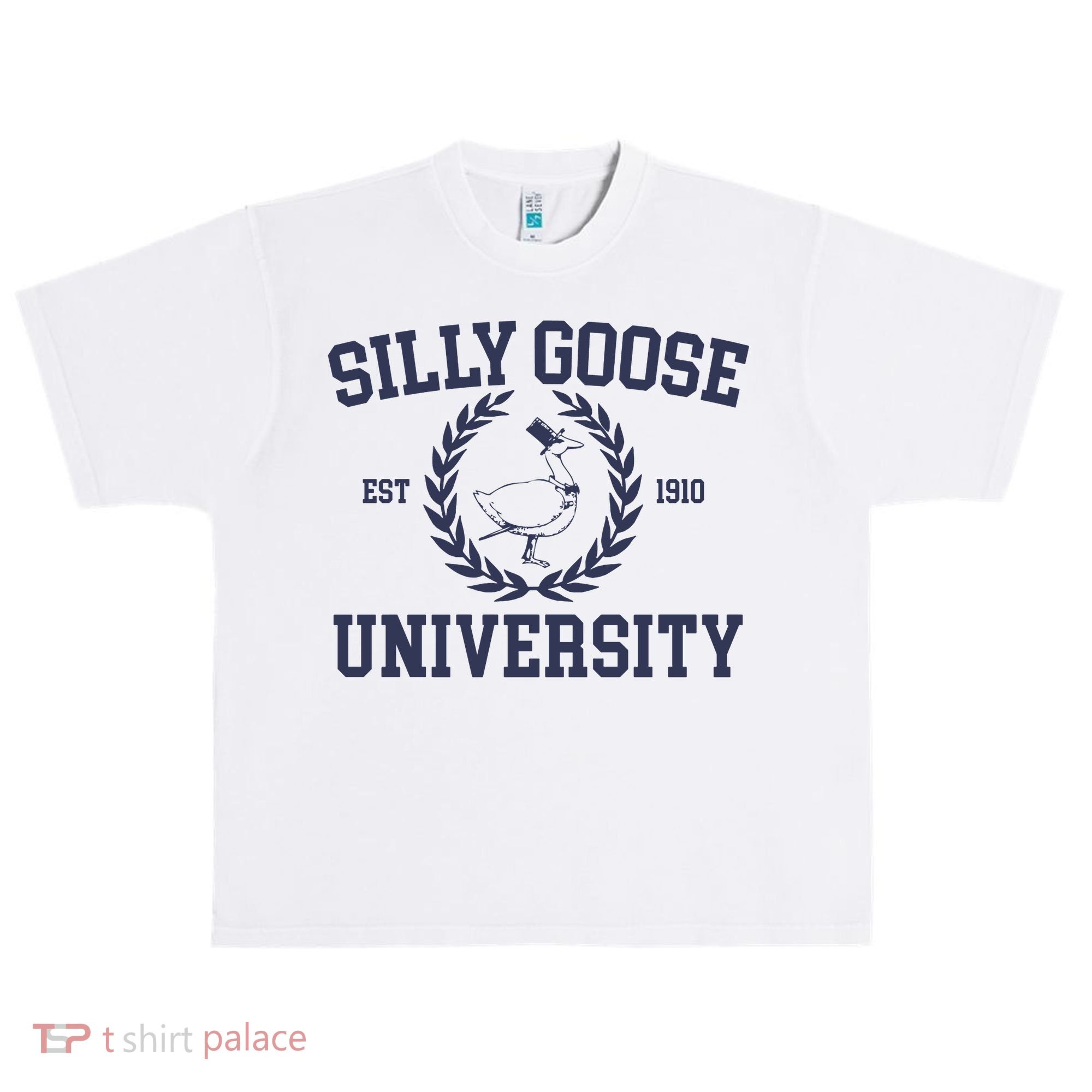 Silly Goose University Funny Silly Goose Meme Bird Lover Urban Oversized Heavyweight T-Shirt
