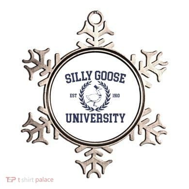 Silly Goose University Funny Silly Goose Meme Bird Lover Ornament