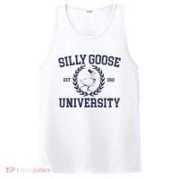 Silly Goose University Funny Silly Goose Meme Bird Lover PosiCharge Competitor Tank thumb 0