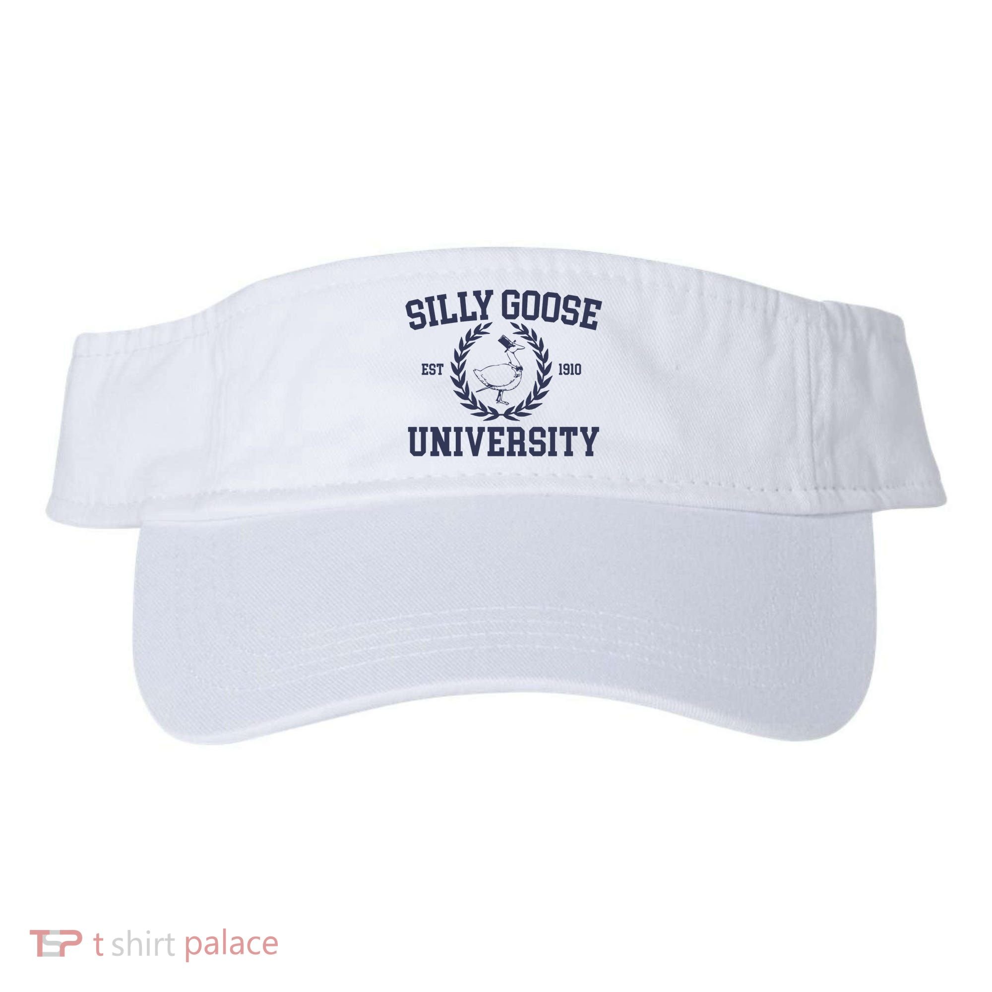 Silly Goose University Funny Silly Goose Meme Bird Lover Visor