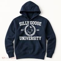 Silly Goose University Silly Goose Meme Costume Hoodie thumb 0