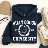 Silly Goose University Silly Goose Meme Costume Hoodie thumb 4