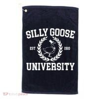 Silly Goose University Silly Goose Meme Costume Golf Towel thumb 0