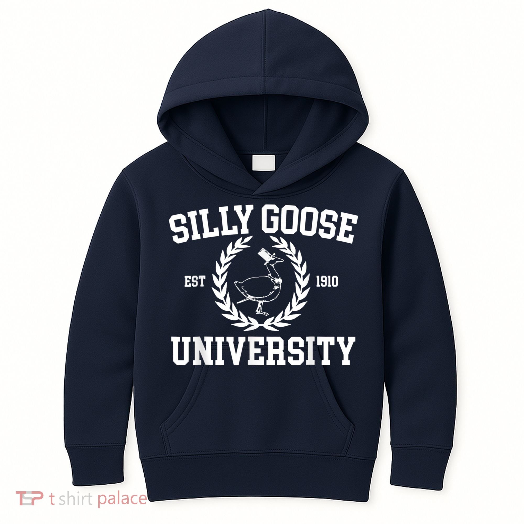 Silly Goose University Silly Goose Meme Costume Kids Hoodie
