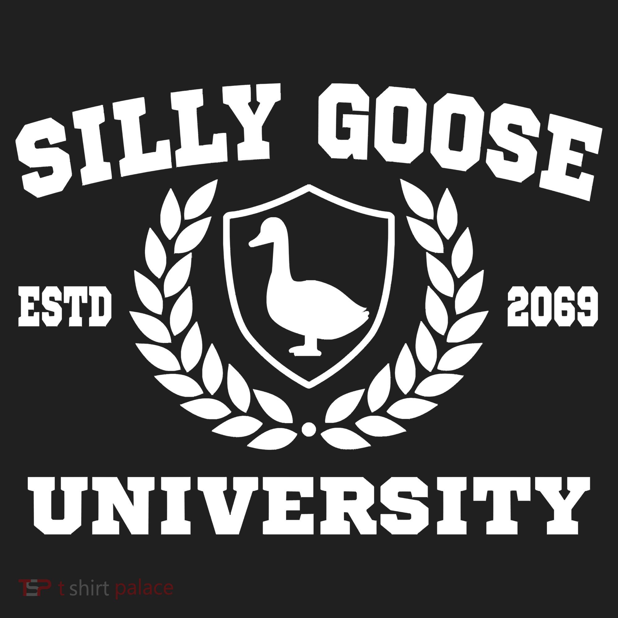 Silly Goose University Funny Meme School Bird Beanie