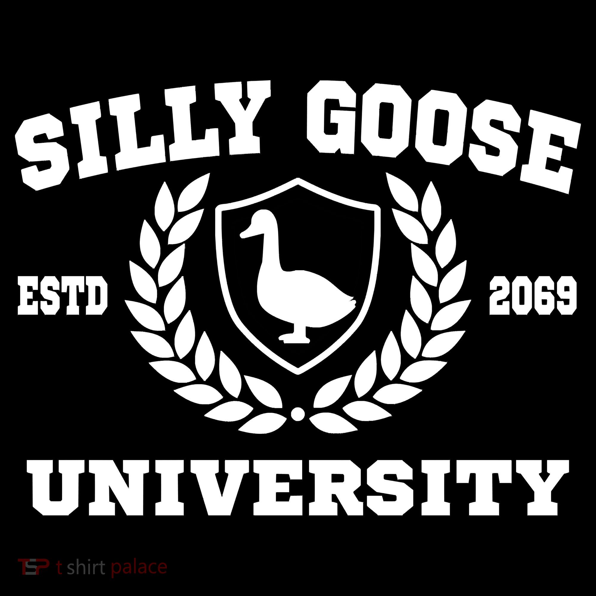 Silly Goose University Funny Meme School Bird Women's Hoodie