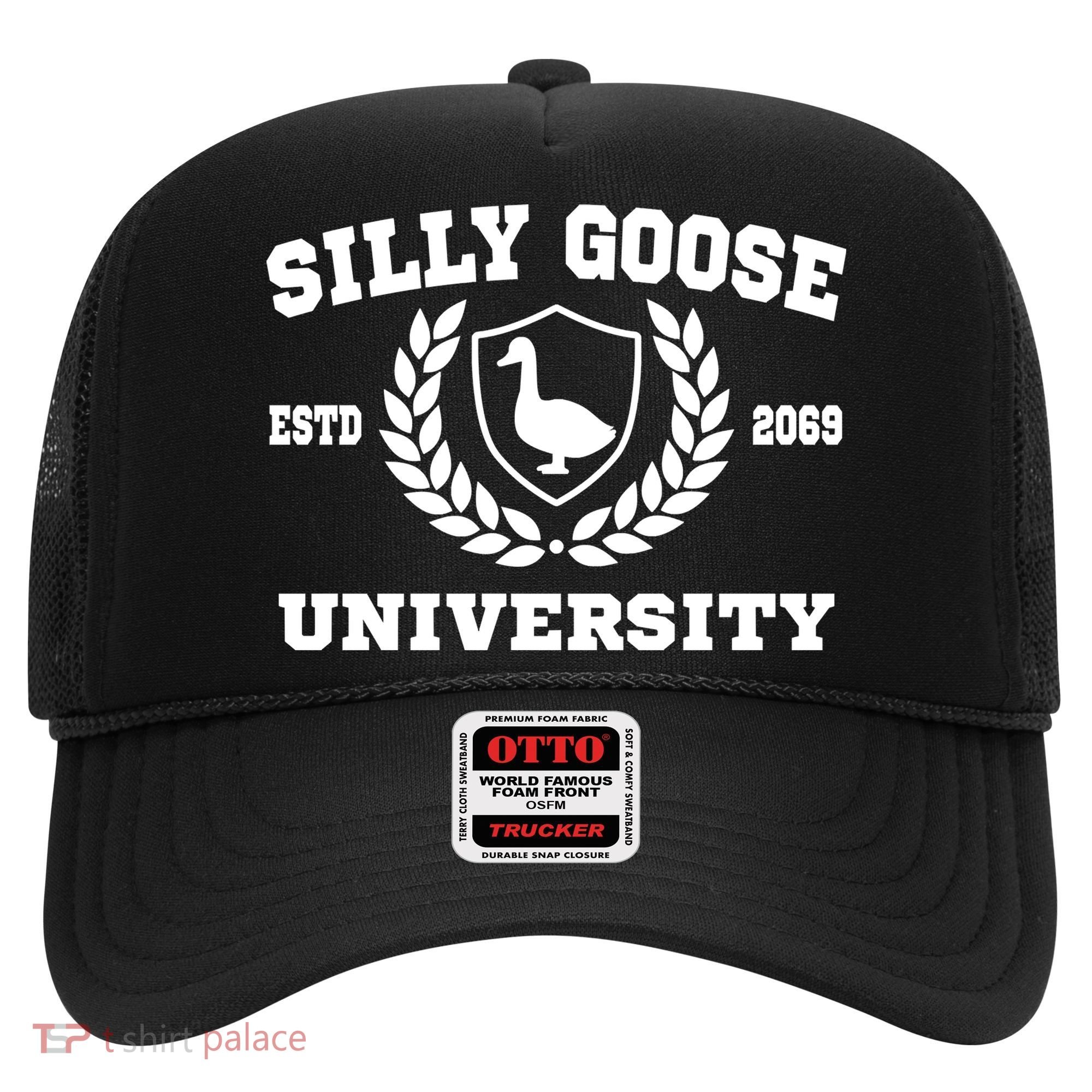 Silly Goose University Funny Meme School Bird Hat