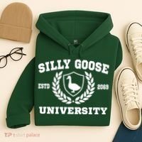 Silly Goose University Funny Meme School Bird Hoodie thumb 4