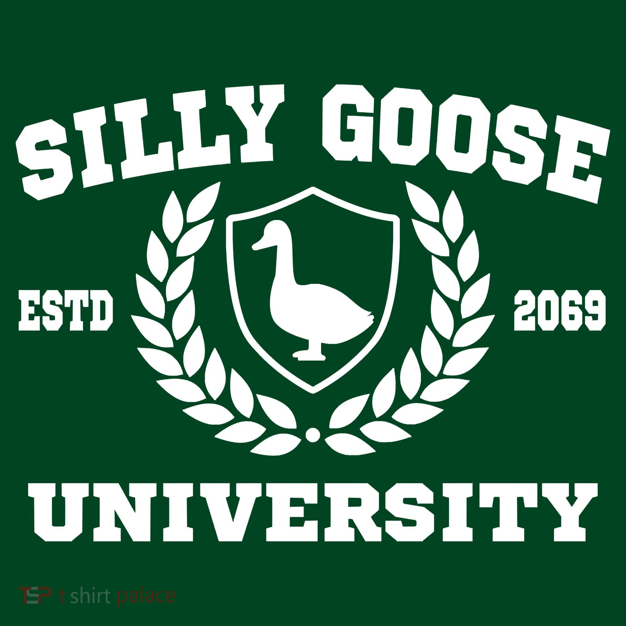Silly Goose University Funny Meme School Bird T-Shirt