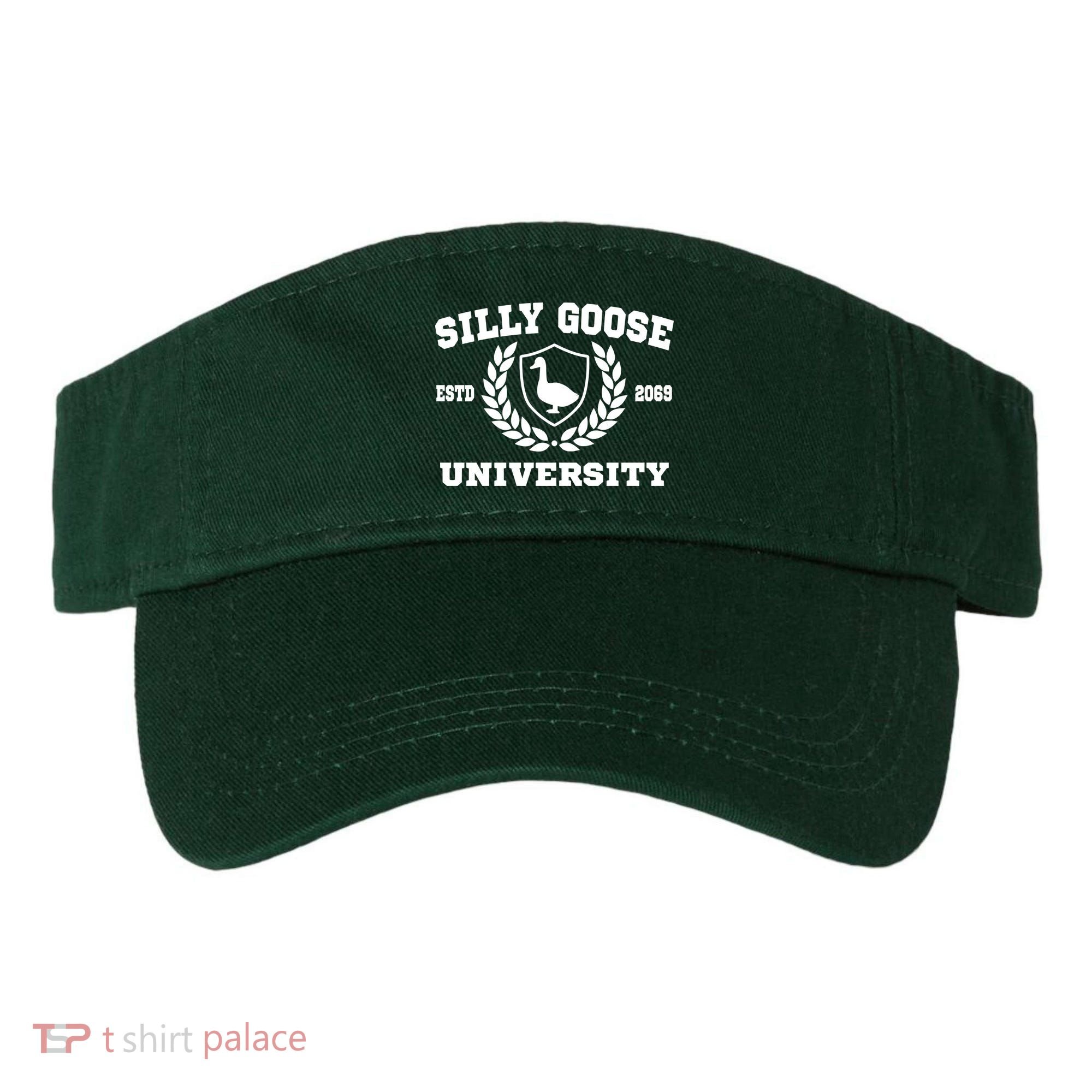Silly Goose University Funny Meme School Bird Visor