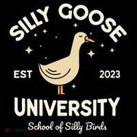 Silly Goose University School Of Silly Birds Sweatshirt Stripe Pom Pom Beanie thumb 2