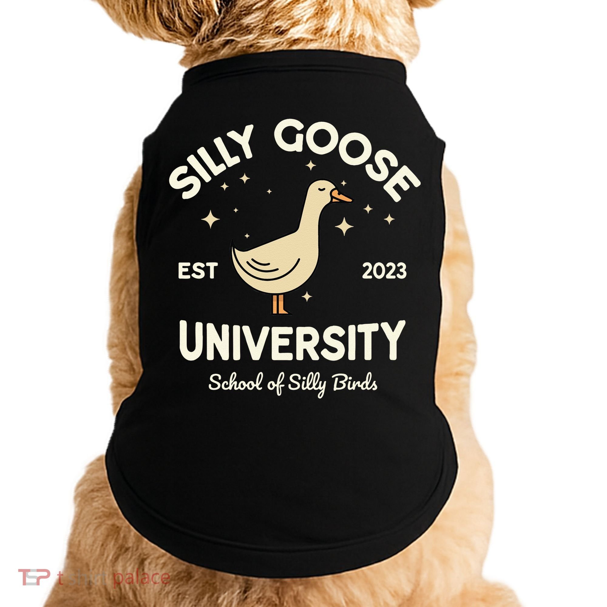 Silly Goose University School Of Silly Birds Sweatshirt Doggie Tank