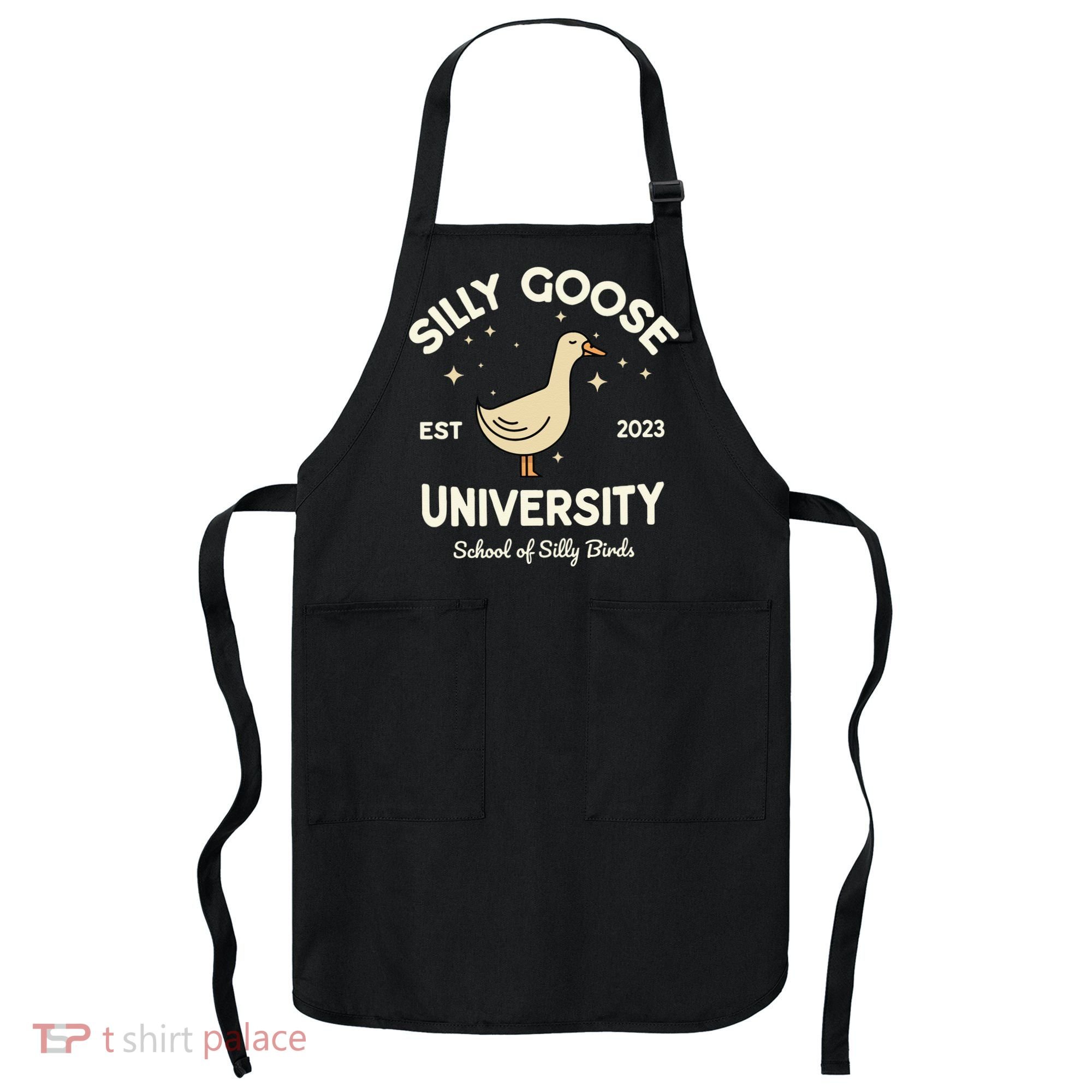 Silly Goose University School Of Silly Birds Sweatshirt Apron