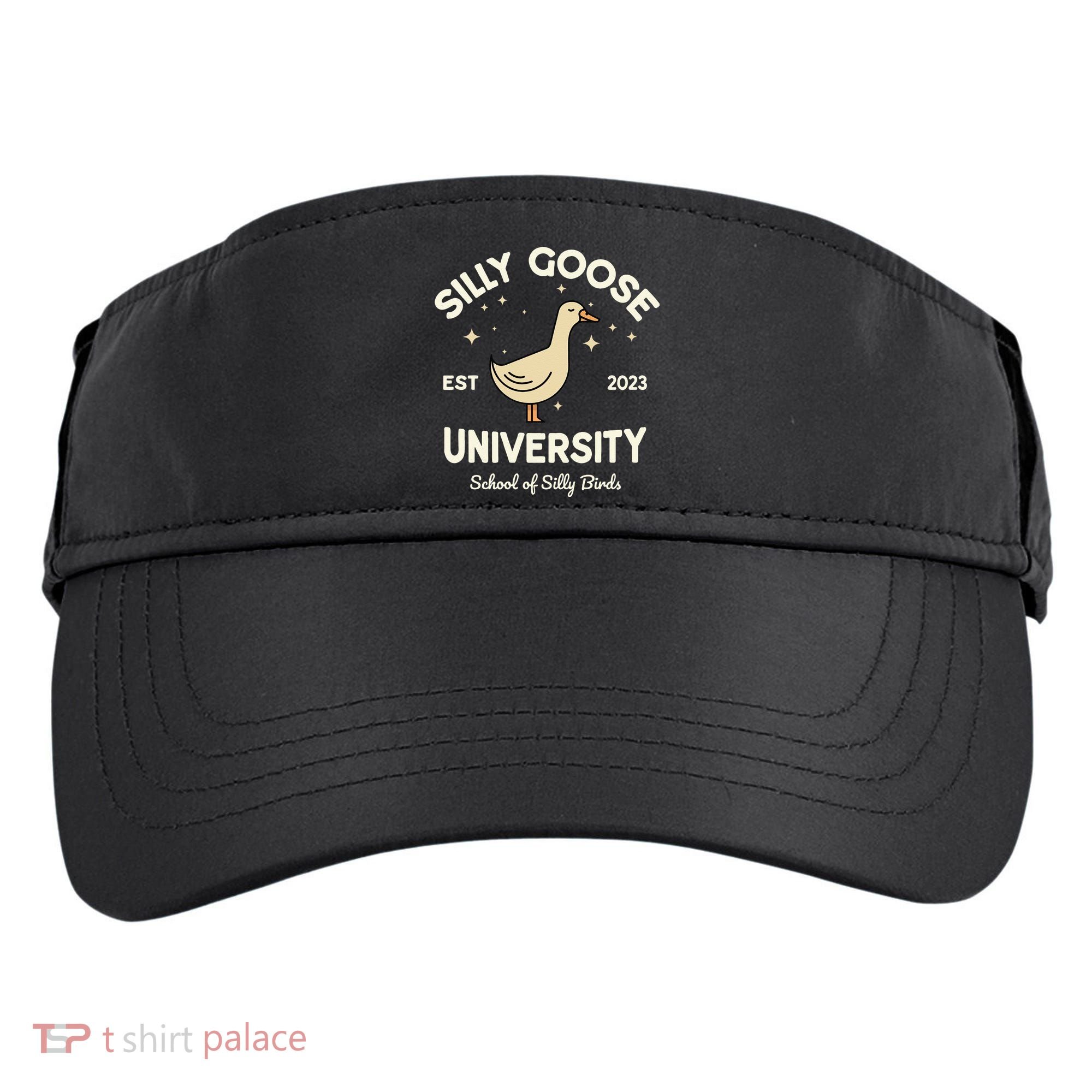 Silly Goose University School Of Silly Birds Sweatshirt Adult Drive Performance Visor