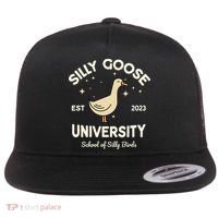Silly Goose University School Of Silly Birds Sweatshirt Flat Bill Trucker Hat thumb 0
