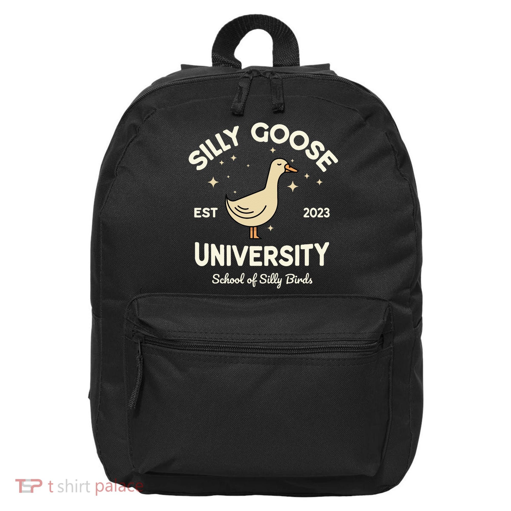 Silly Goose University School Of Silly Birds Sweatshirt 16 in Basic Backpack