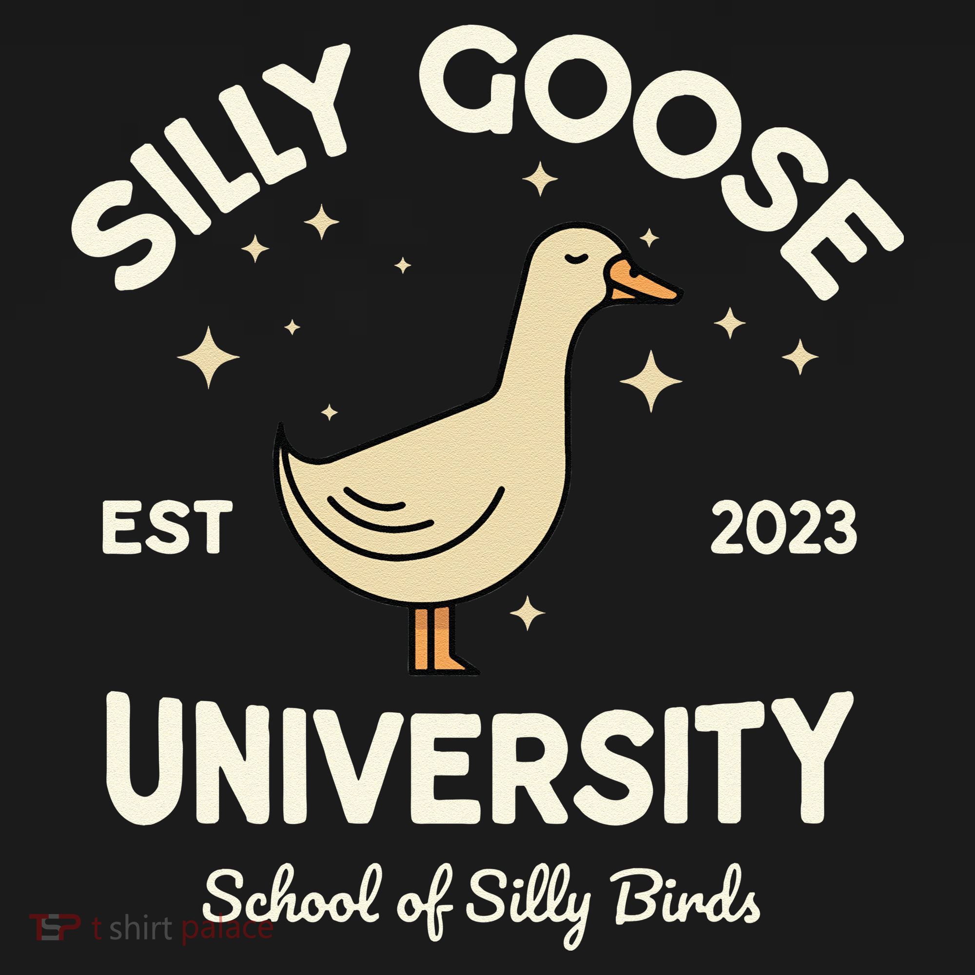Silly Goose University School Of Silly Birds Sweatshirt Tall Long Sleeve Shirt