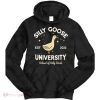Silly Goose University School Of Silly Birds Sweatshirt Tie Dye Hoodie thumb 0