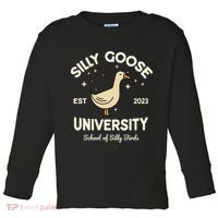 Silly Goose University School Of Silly Birds Sweatshirt Toddler Long Sleeve Shirt thumb 0