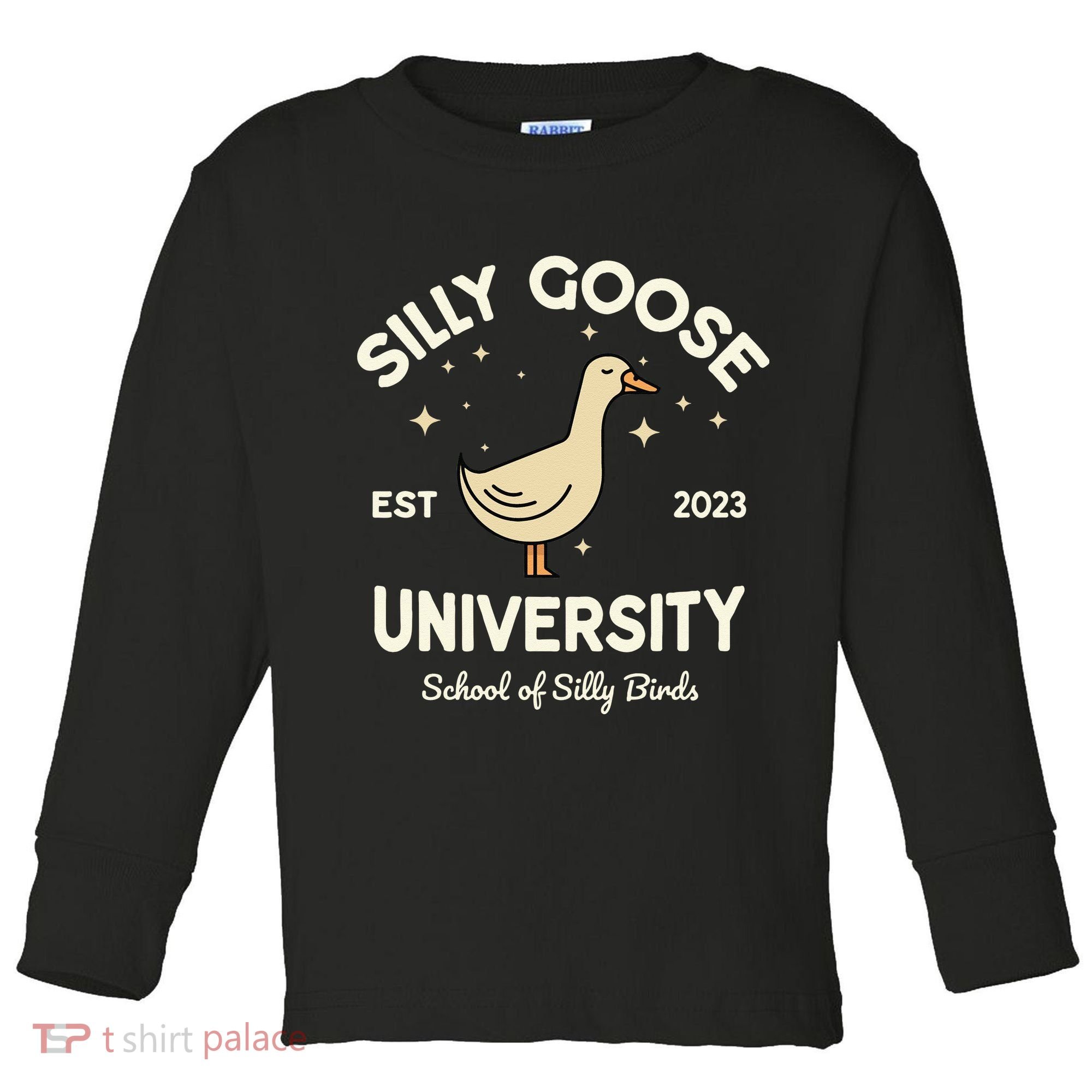 Silly Goose University School Of Silly Birds Sweatshirt Toddler Long Sleeve Shirt