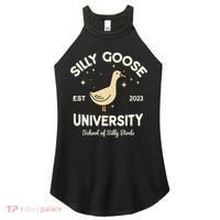Silly Goose University School Of Silly Birds Sweatshirt Women's Perfect Tri Rocker Tank thumb 0