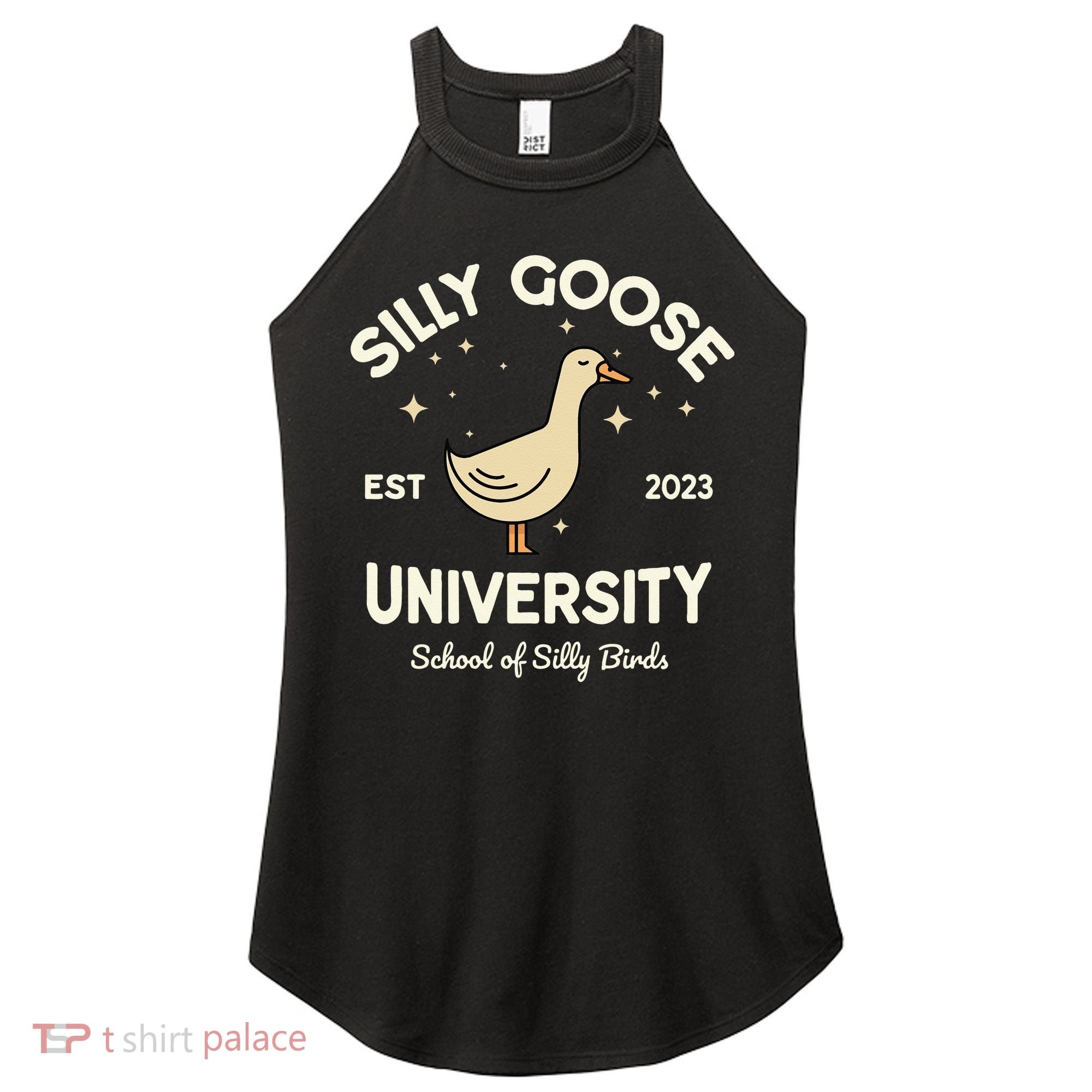 Silly Goose University School Of Silly Birds Sweatshirt Women's Perfect Tri Rocker Tank