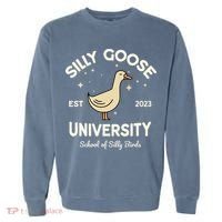 Silly Goose University School Of Silly Birds Sweatshirt Garment-Dyed Sweatshirt thumb 0