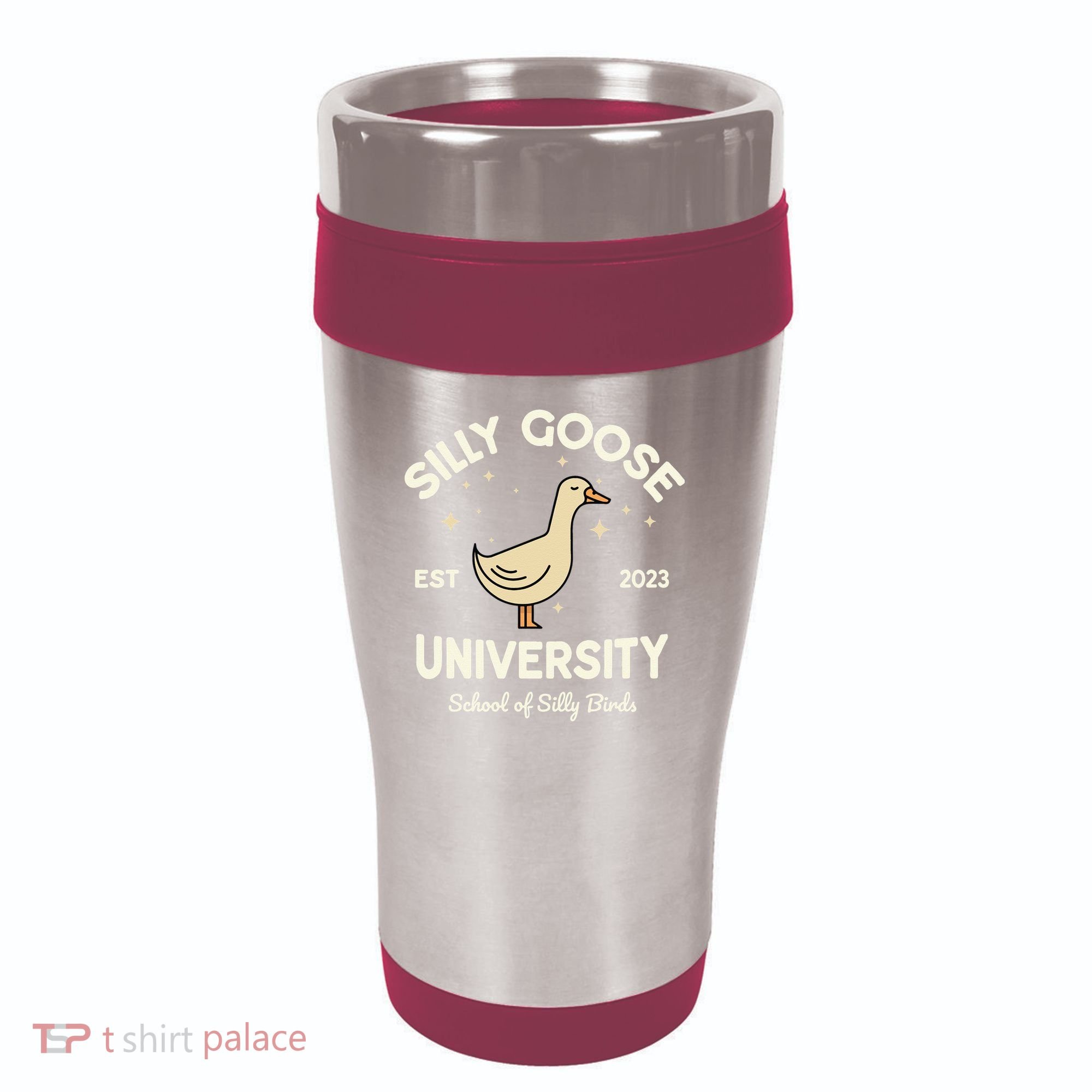 Silly Goose University School Of Silly Birds Sweatshirt 16oz Travel Tumbler