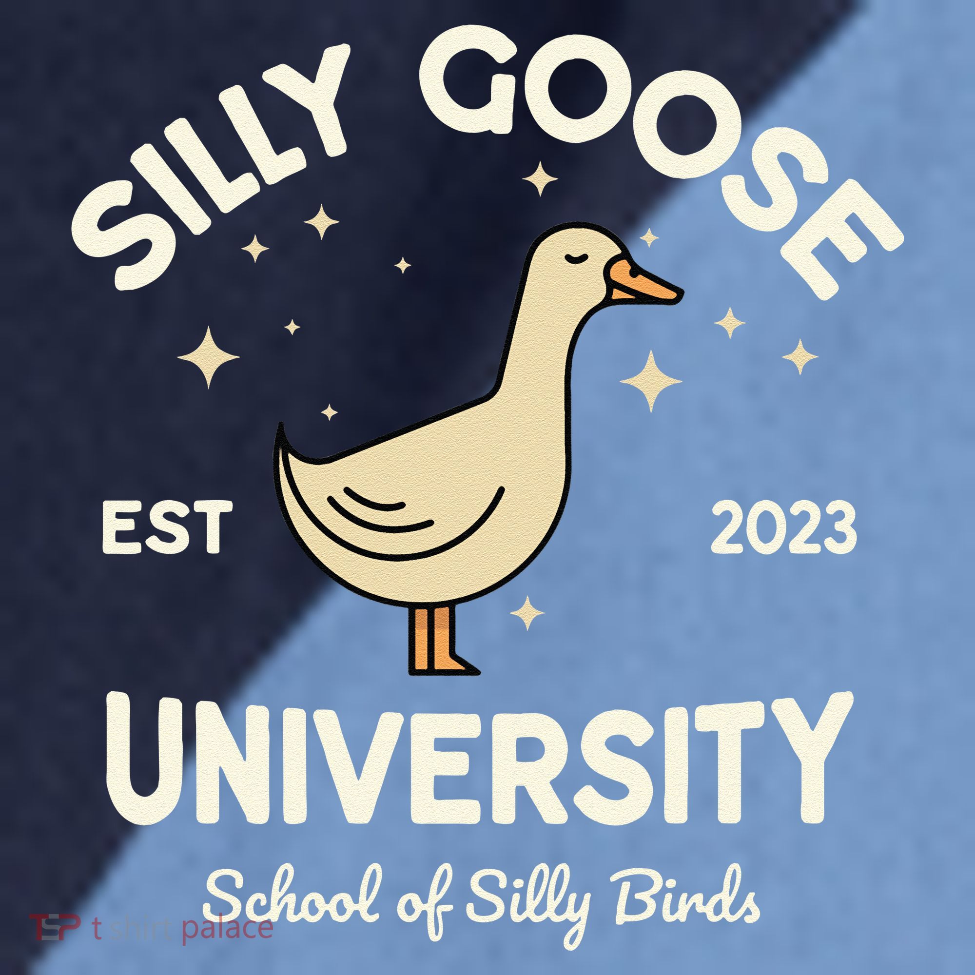 Silly Goose University School Of Silly Birds Sweatshirt Raglan Baseball Sleeve Shirt