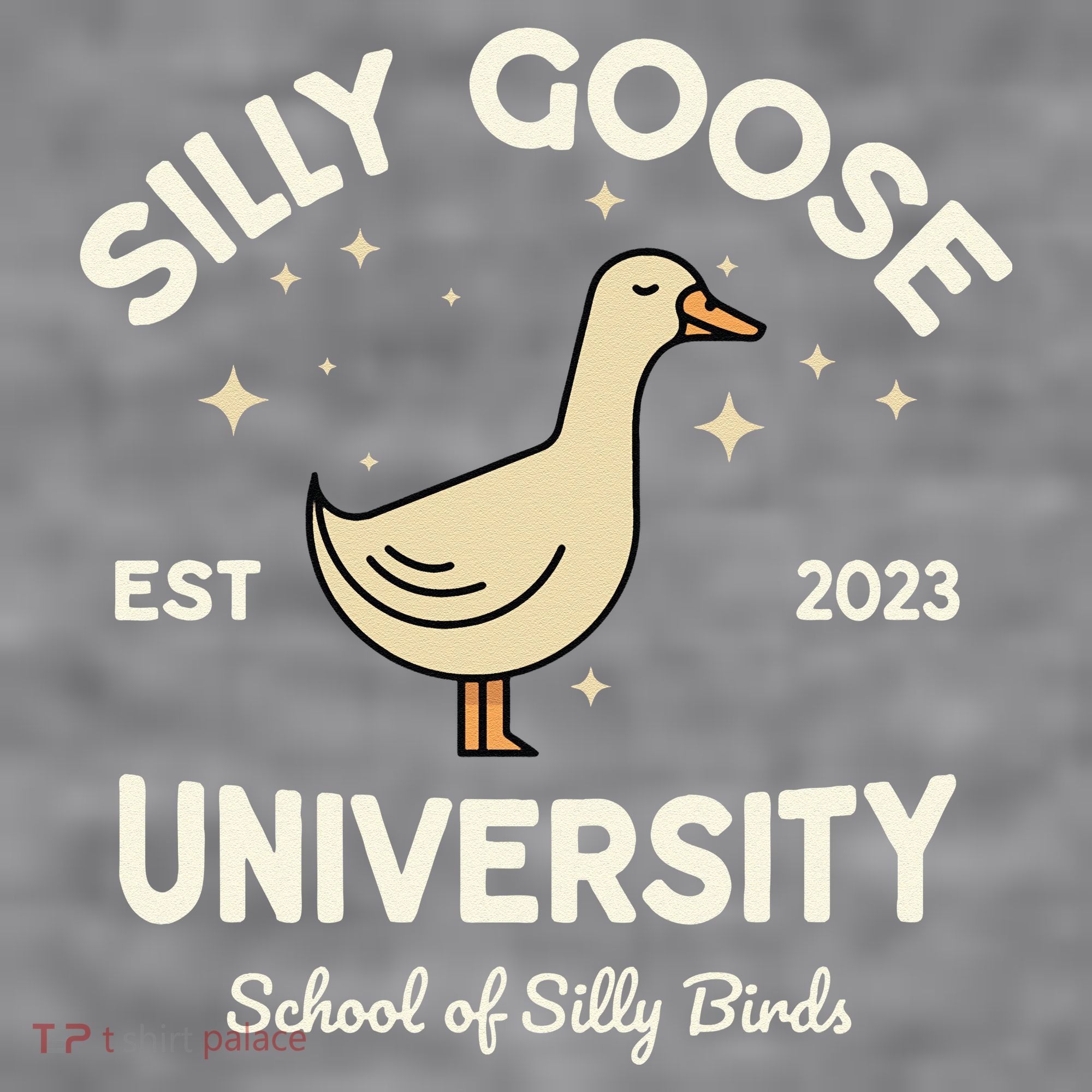 Silly Goose University School Of Silly Birds Sweatshirt Women's Racerback Cropped Tank