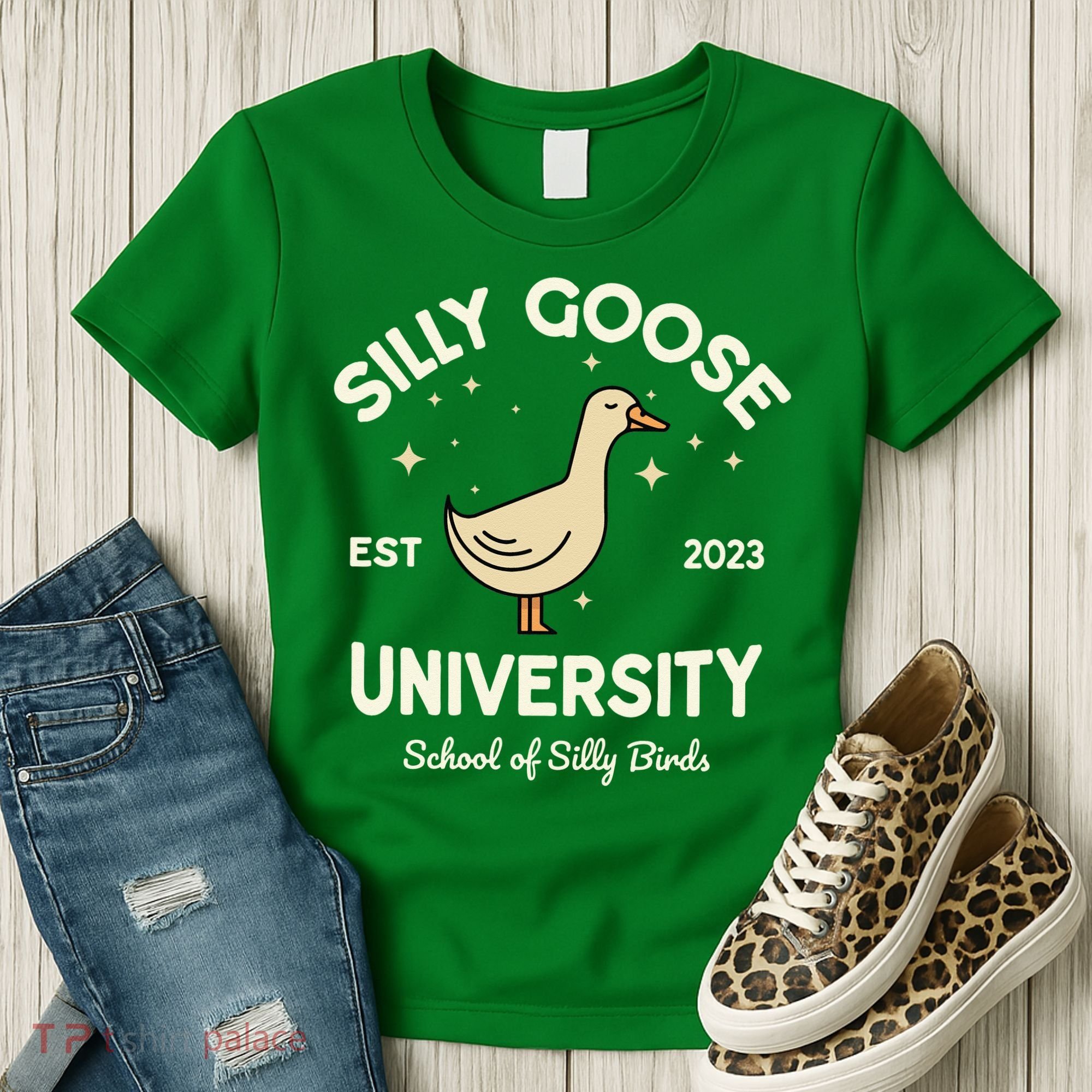 Silly Goose University School Of Silly Birds Sweatshirt Women's T-Shirt