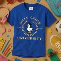 Silly Goose University Kids T-Shirt thumb 3