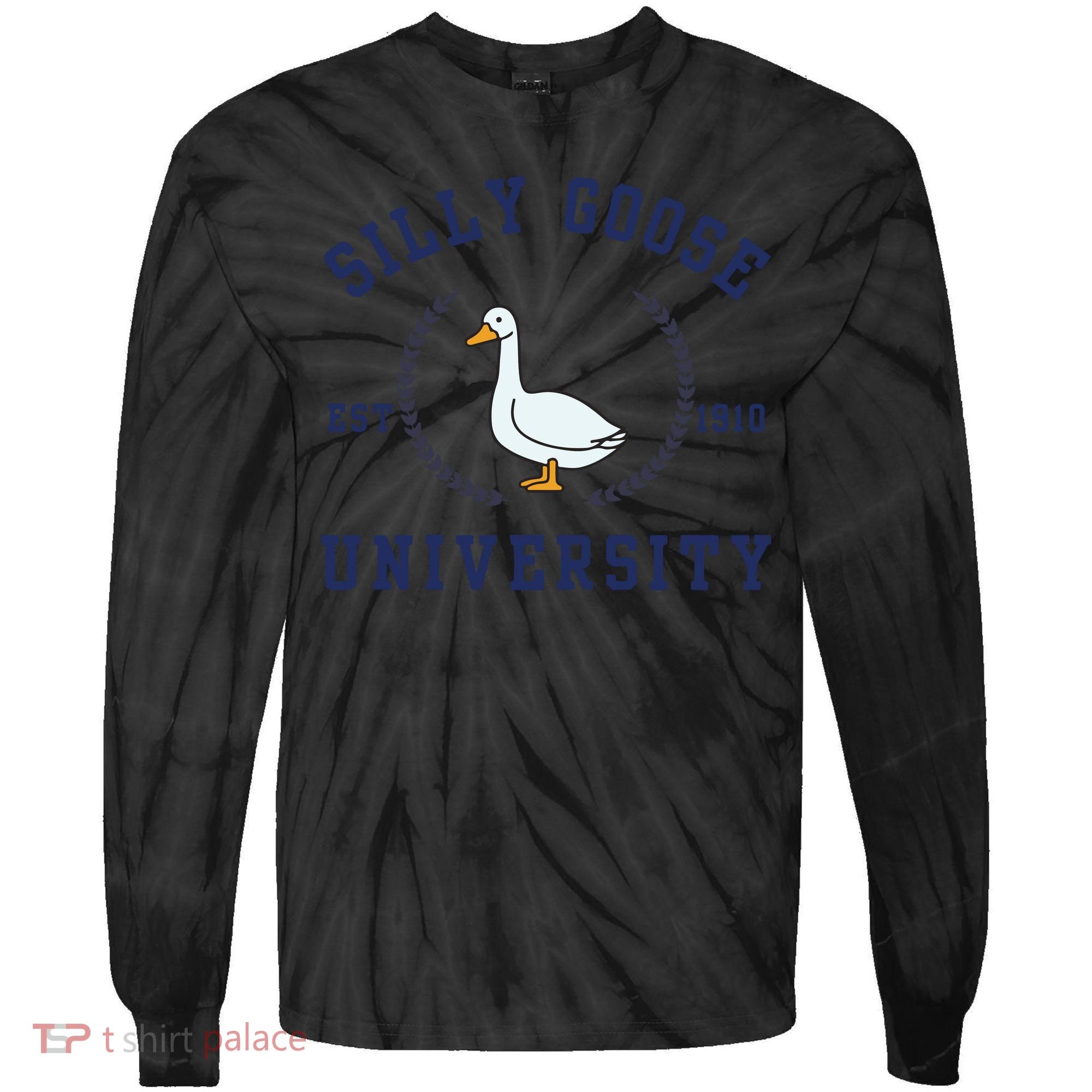 Silly Goose University Tie-Dye Long Sleeve Shirt