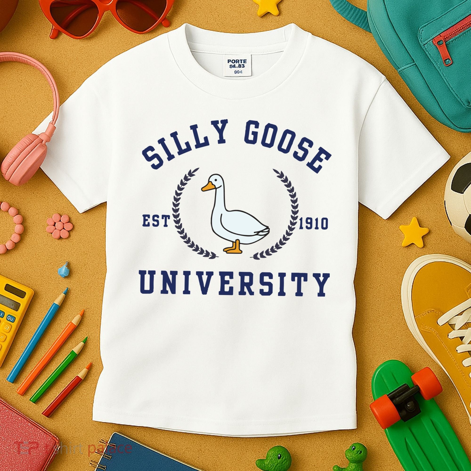 Silly Goose University Kids T-Shirt