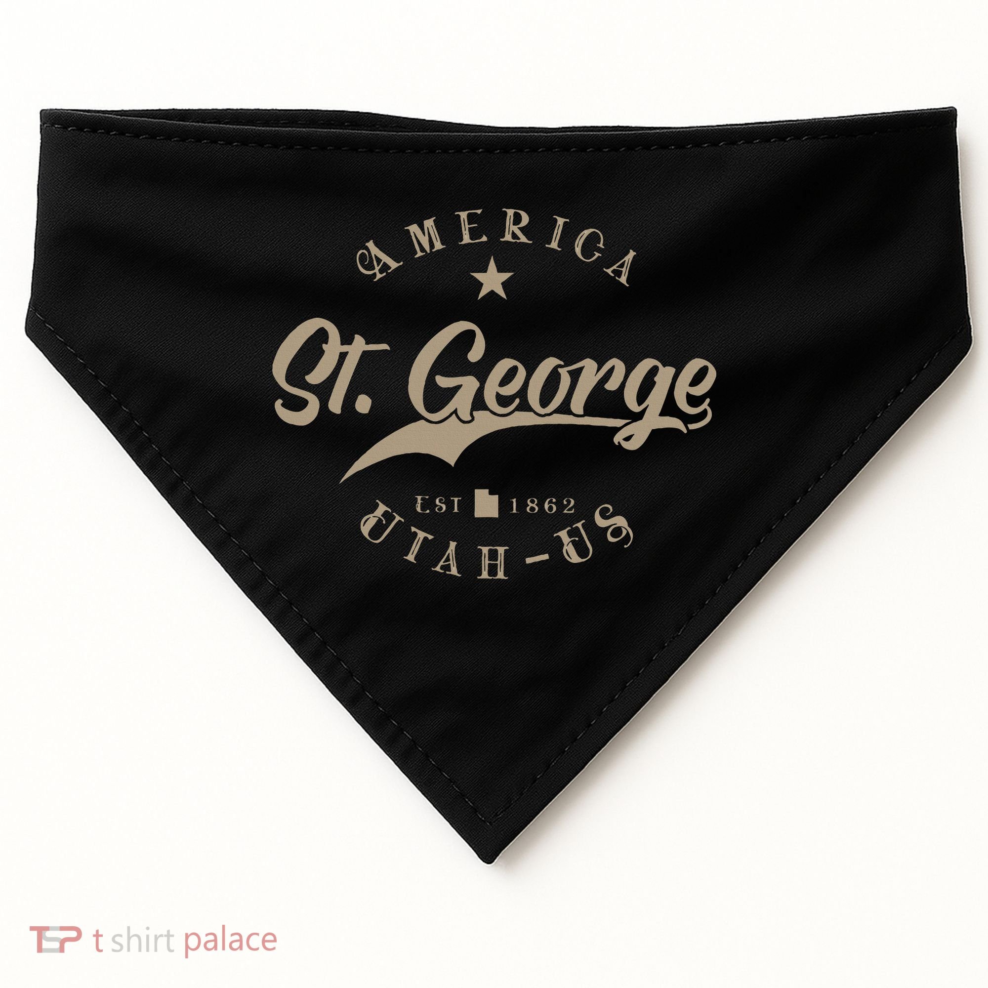 St. George Ut Utah USA-Made Doggie Bandana