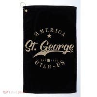 St. George Ut Utah Golf Towel thumb 0