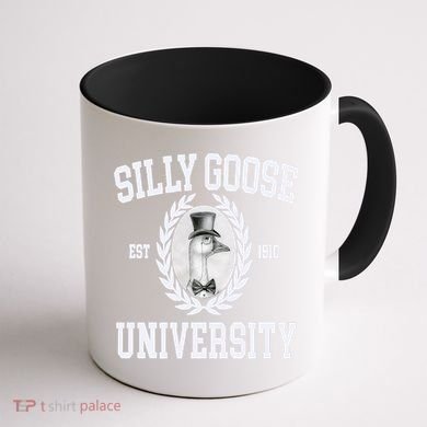 Silly Goose University Silly Goose Meme Costume Coffee Mug back