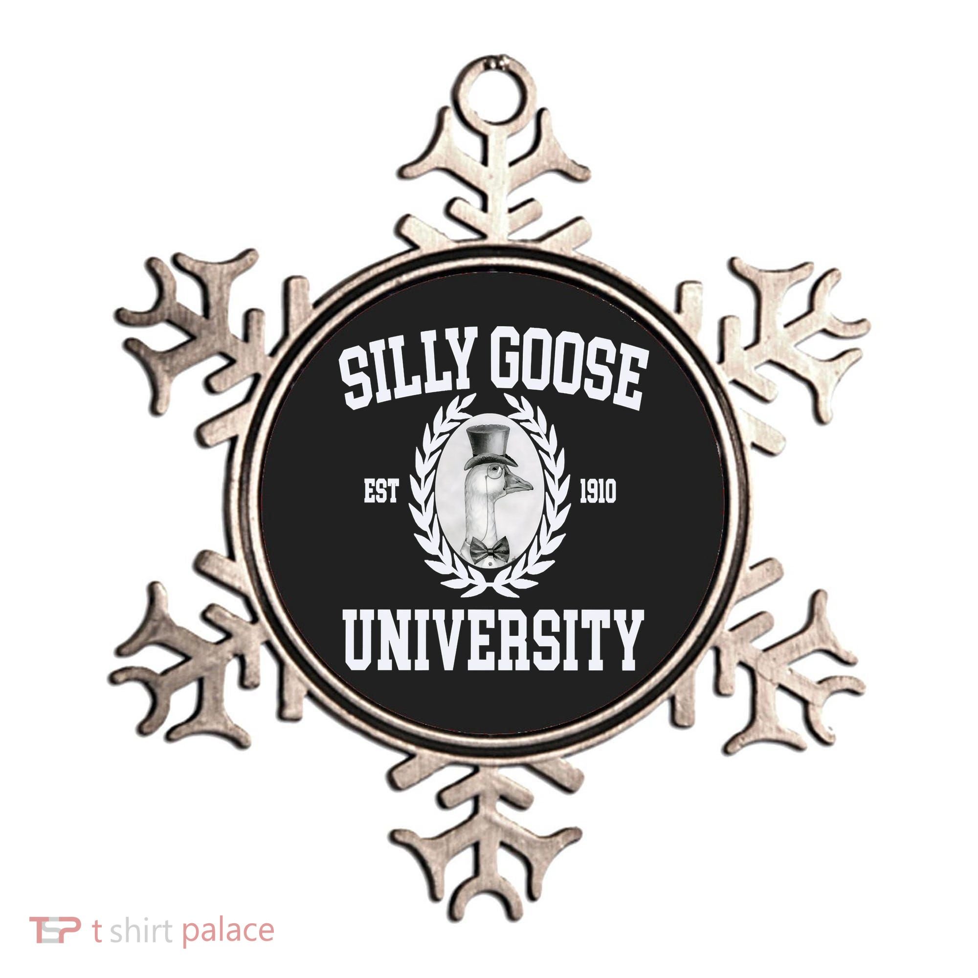 Silly Goose University Silly Goose Meme Costume Ornament