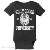 Silly Goose University Silly Goose Meme Costume Baby Bodysuit thumb 0