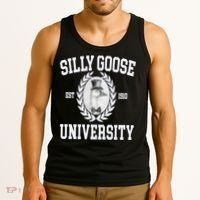 Silly Goose University Silly Goose Meme Costume Tank Top thumb 3