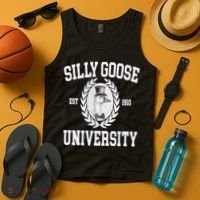 Silly Goose University Silly Goose Meme Costume Tank Top thumb 4