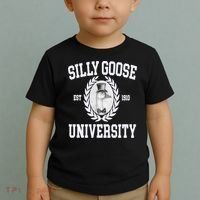 Silly Goose University Silly Goose Meme Costume Toddler T-Shirt thumb 2