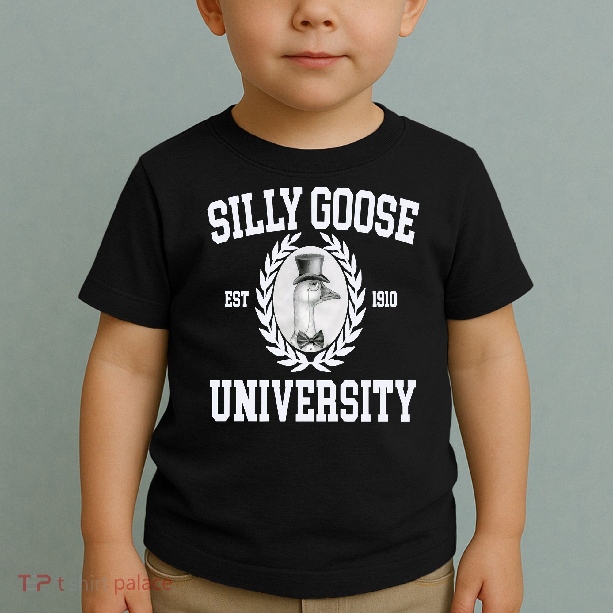 Silly Goose University Silly Goose Meme Costume Toddler T-Shirt