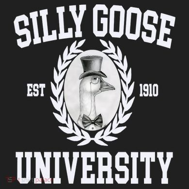 Silly Goose University Silly Goose Meme Costume Kids Long Sleeve Plaid Pajama Set