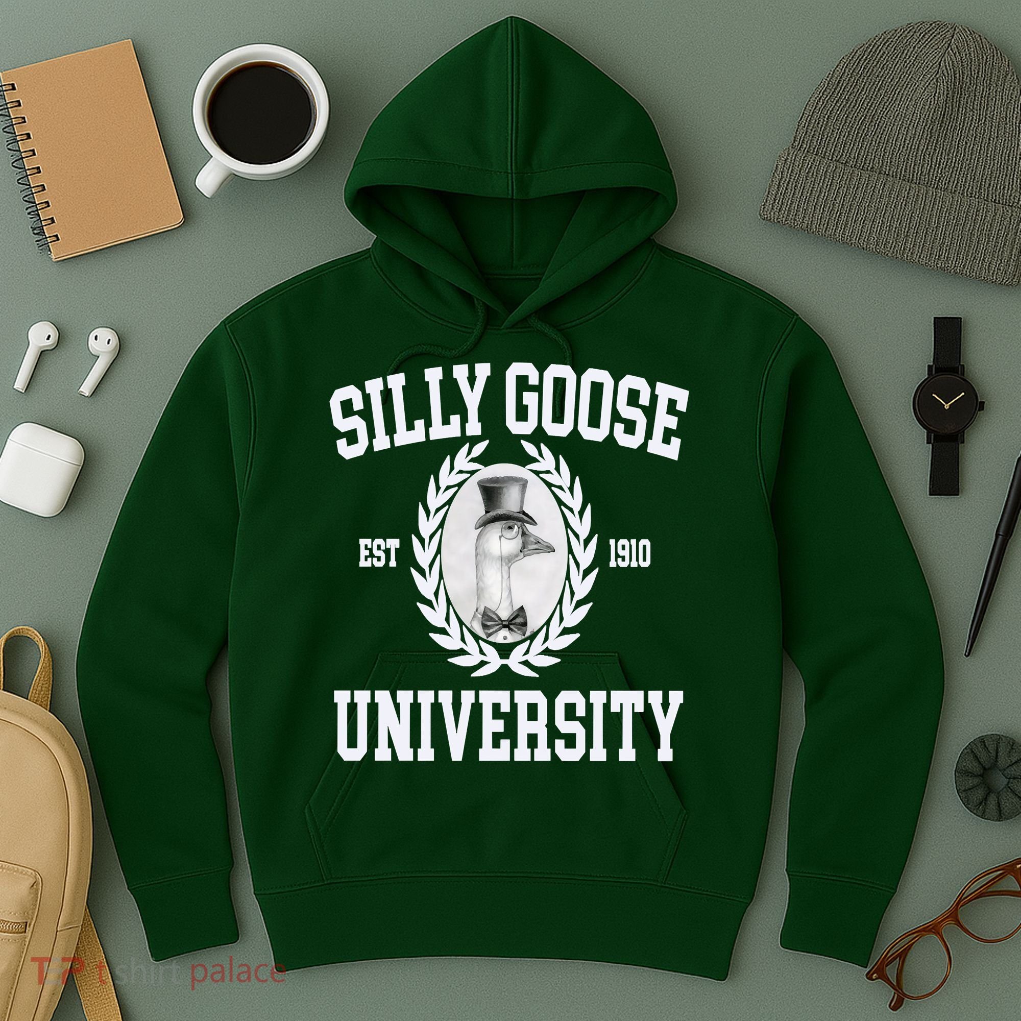 Silly Goose University Silly Goose Meme Costume Hoodie