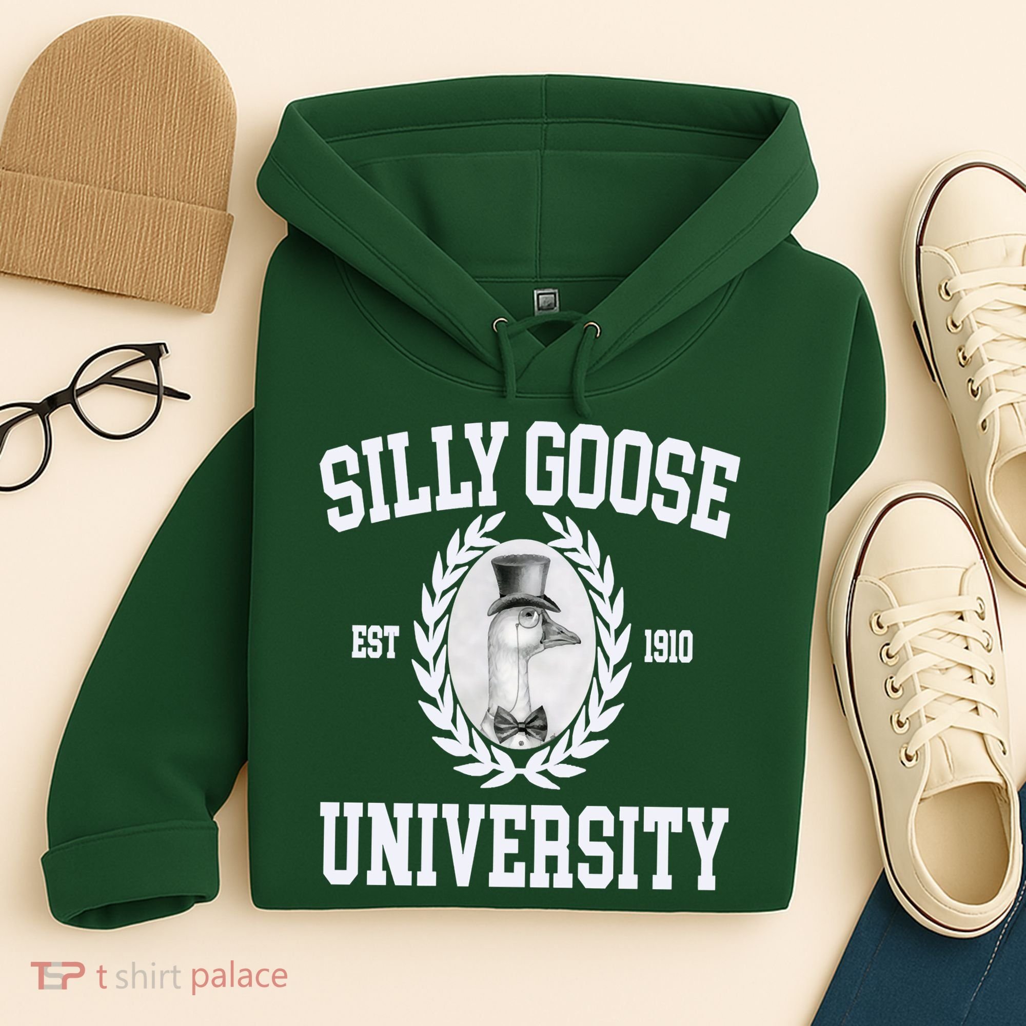 Silly Goose University Silly Goose Meme Costume Hoodie