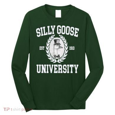 Silly Goose University Silly Goose Meme Costume Long Sleeve Shirt