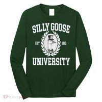 Silly Goose University Silly Goose Meme Costume Long Sleeve Shirt thumb 0
