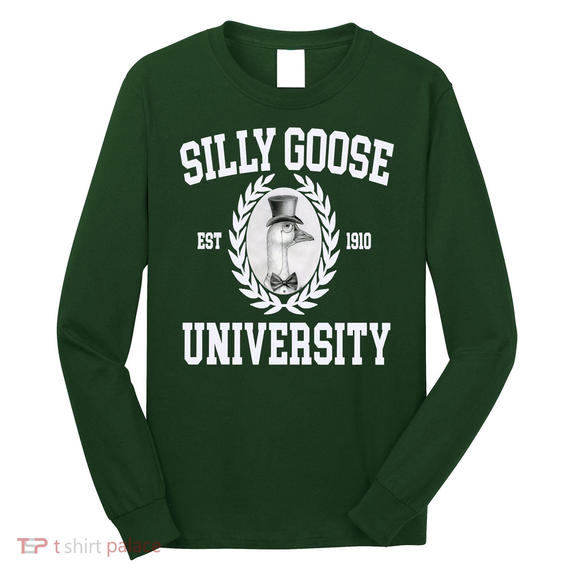 Silly Goose University Silly Goose Meme Costume Long Sleeve Shirt