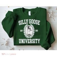 Silly Goose University Silly Goose Meme Costume Sweatshirt thumb 2